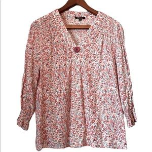 Soirée Long Sleeved Floral Top